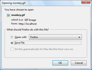 Диалог открытия или сохранения файла